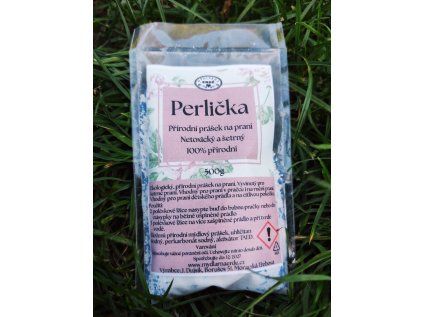 Perlička přírodní prášek na praní 90 g cestovní