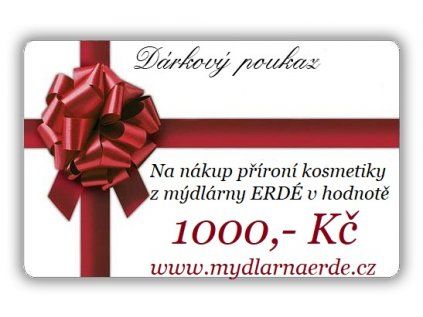 DÁRKOVÝ KUPON 1000 Kč