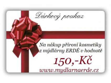 DÁRKOVÝ KUPON 150 kč